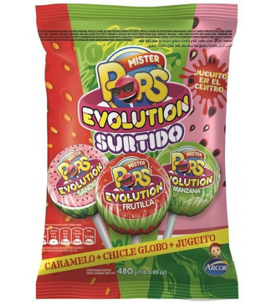 CHUPETIN EVOLUTION X 24 SURTIDO