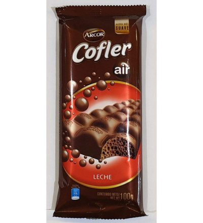 CHOCOLATE COFLER 100 GR.AIR LECHE  /