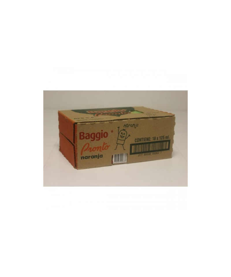 JUGOS BAGGIO JUNIOR 125 CC X 18 U NARANJA