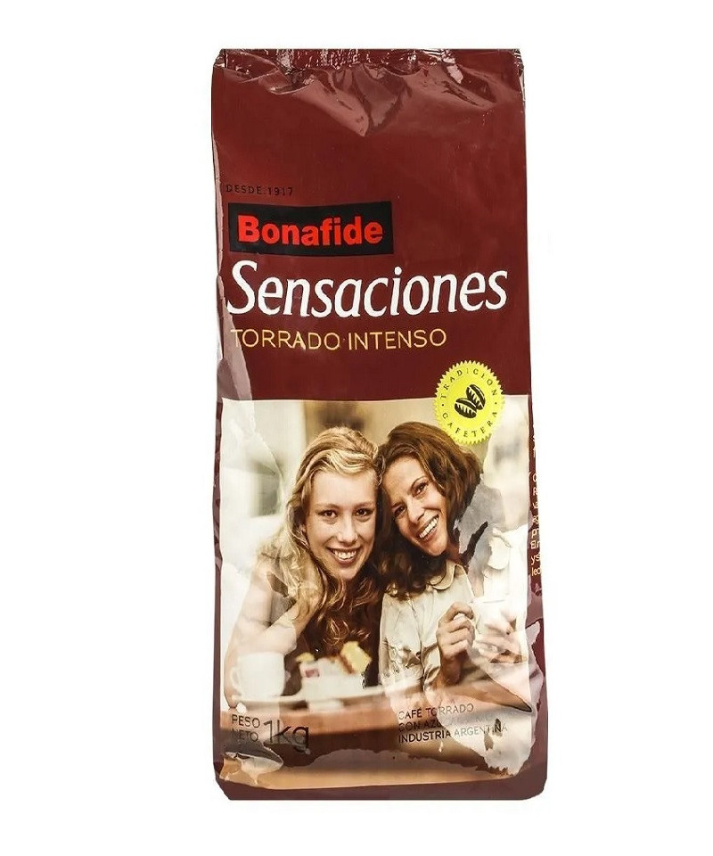 Cafe Molido Bonafide Sensaciones Torrado Intenso 1 kg