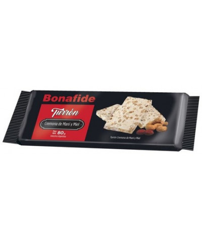 TURRON BONAFIDE 80GR MANI