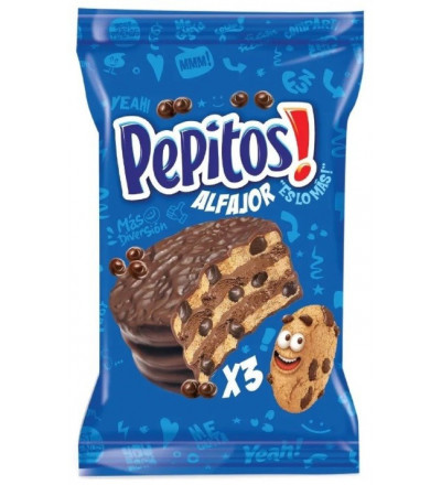 ALFAJOR PEPITOS TRIPLE *C/U